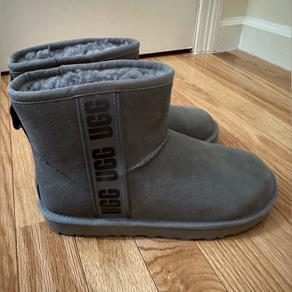 Ugg Classic Mini Side Logo II - color Lighthouse - size 7. Brand new in box.